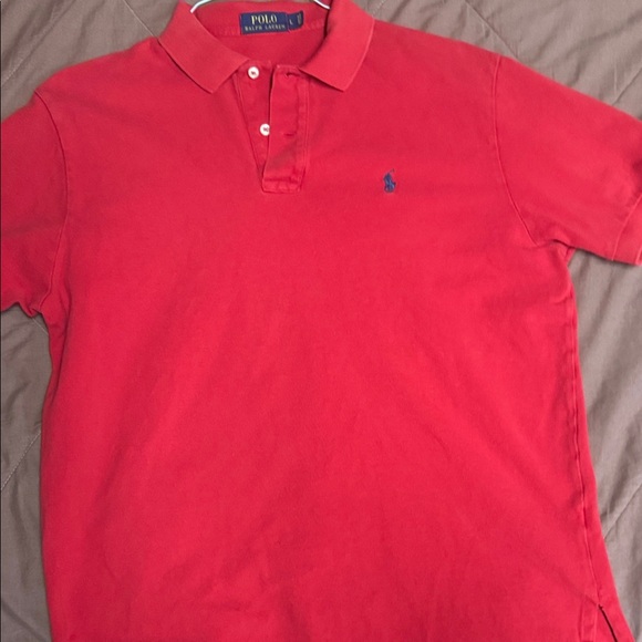 Polo by Ralph Lauren Red Polo Shirt - Picture 7 of 8